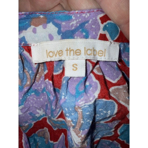 Love‎ the Label for Anthropologie Floral Blouse Frenchie Puff Sleeve Top - Picture 5 of 7